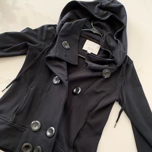 Black jacket lightly worn from Italy